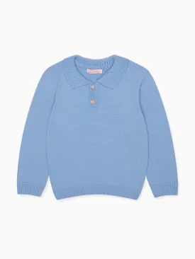 Light Blue Brio Merino Boy Jumper