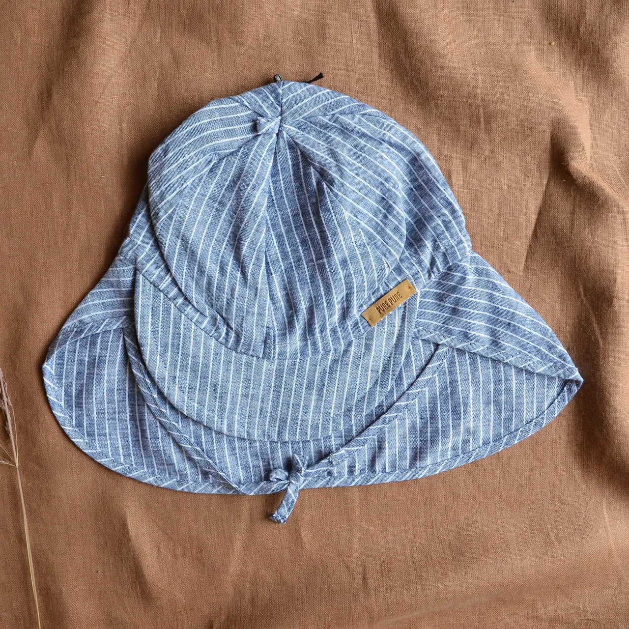 Linen Legionnaire Cap - Stripes (Baby-Kinder) *Last ones