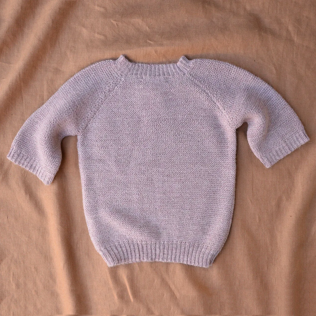 Lise Sweater in Baby Alpaca - Lavender (1-7y)