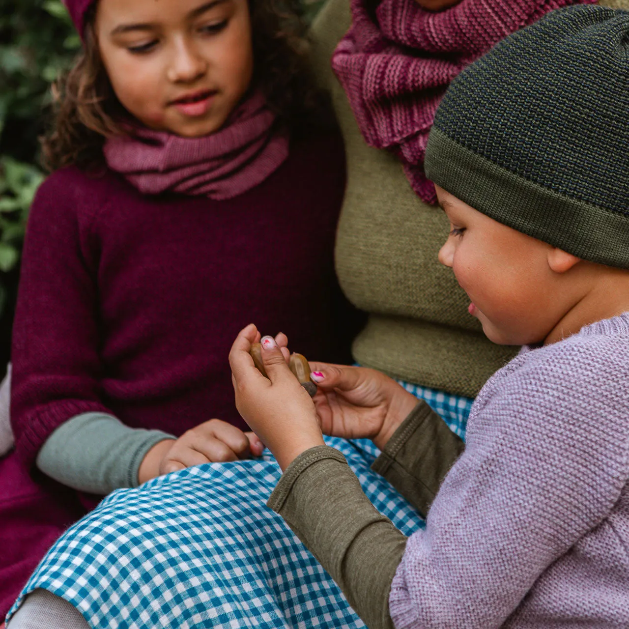 Lise Sweater in Baby Alpaca - Lavender (1-7y)