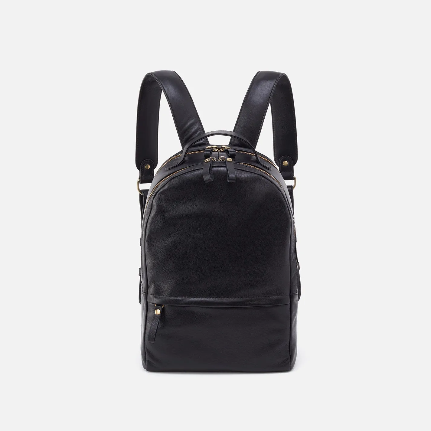 Maddox Backpack in Silk Napa Leather - Black