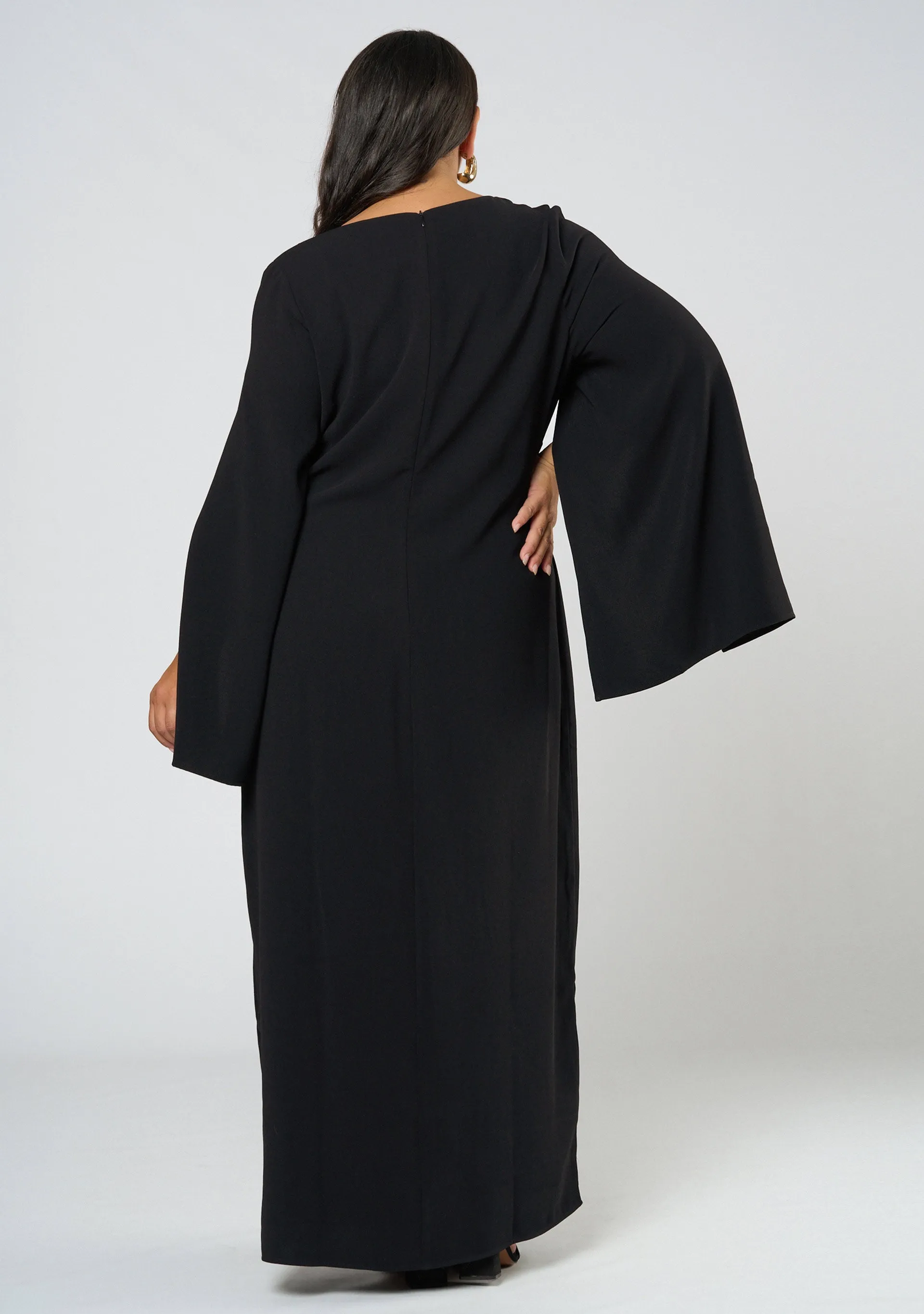 Main Character Maxi Cape Dress