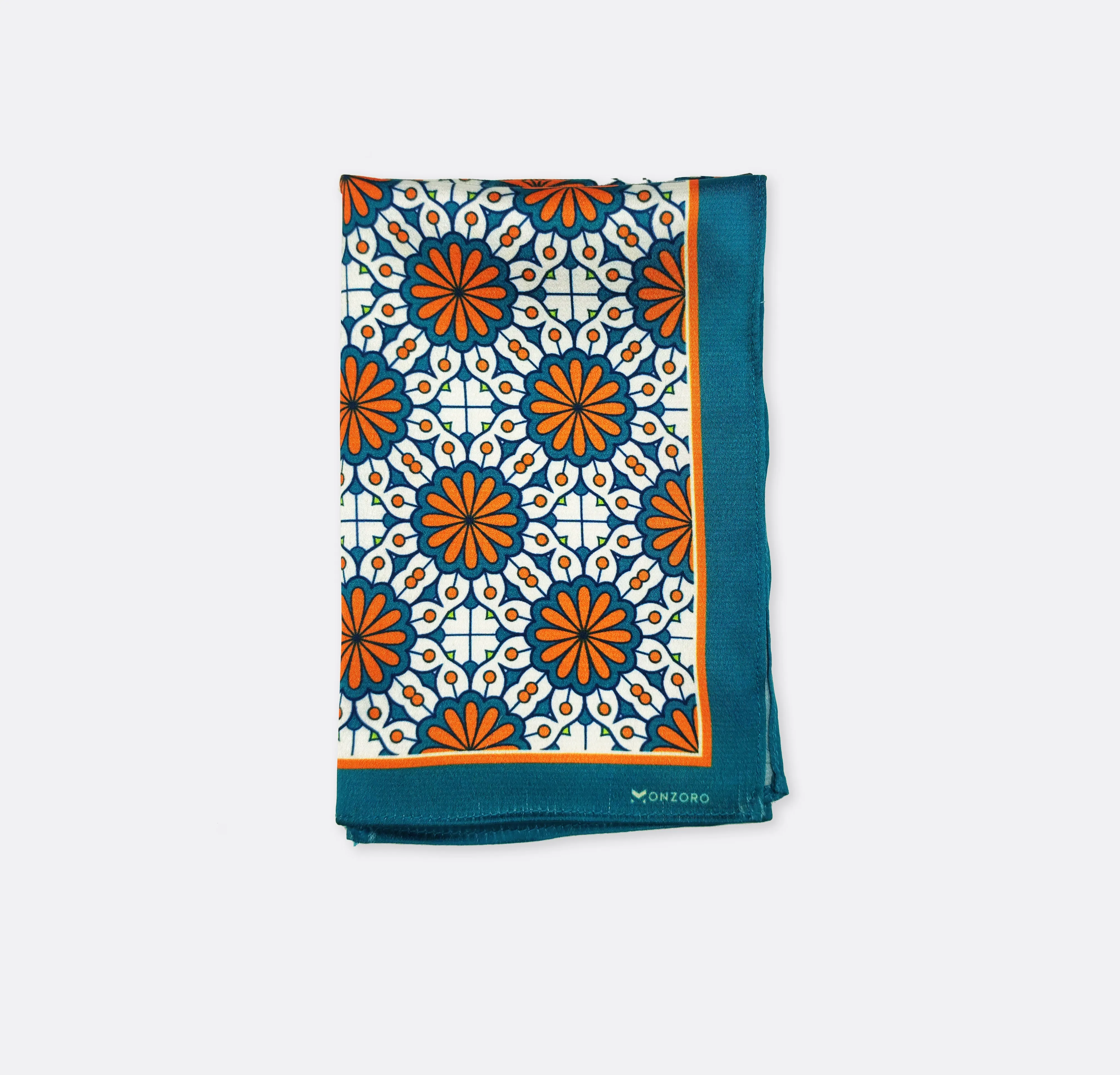 MEXICAN FLORAL LOOP – SILK POCKET SQUARES