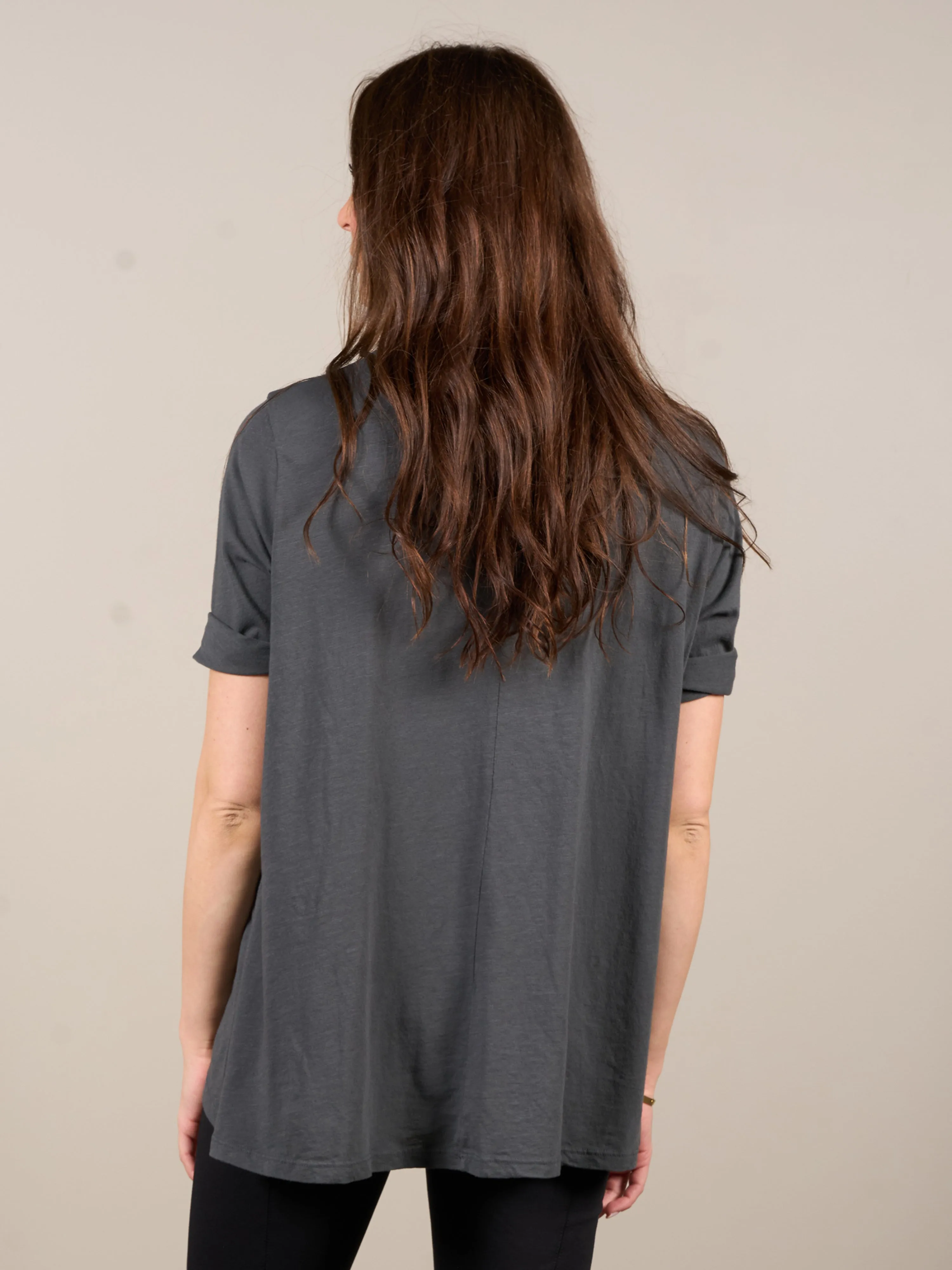 OAKLEE oversize t-shirt - Anthracite grey