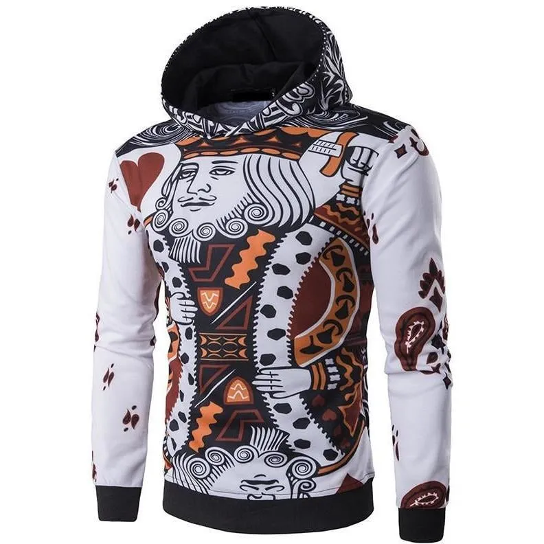 Poker King 3D Print Hoodie