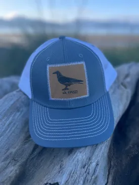 Roost / White AK Raven Patch Hat. $38.00