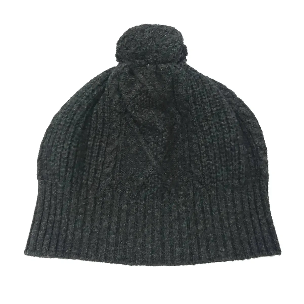 Scottish Cashmere PomPom Cable Beanie