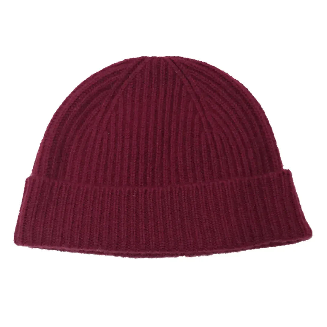 Scottish Cashmere Ribbed Beanies