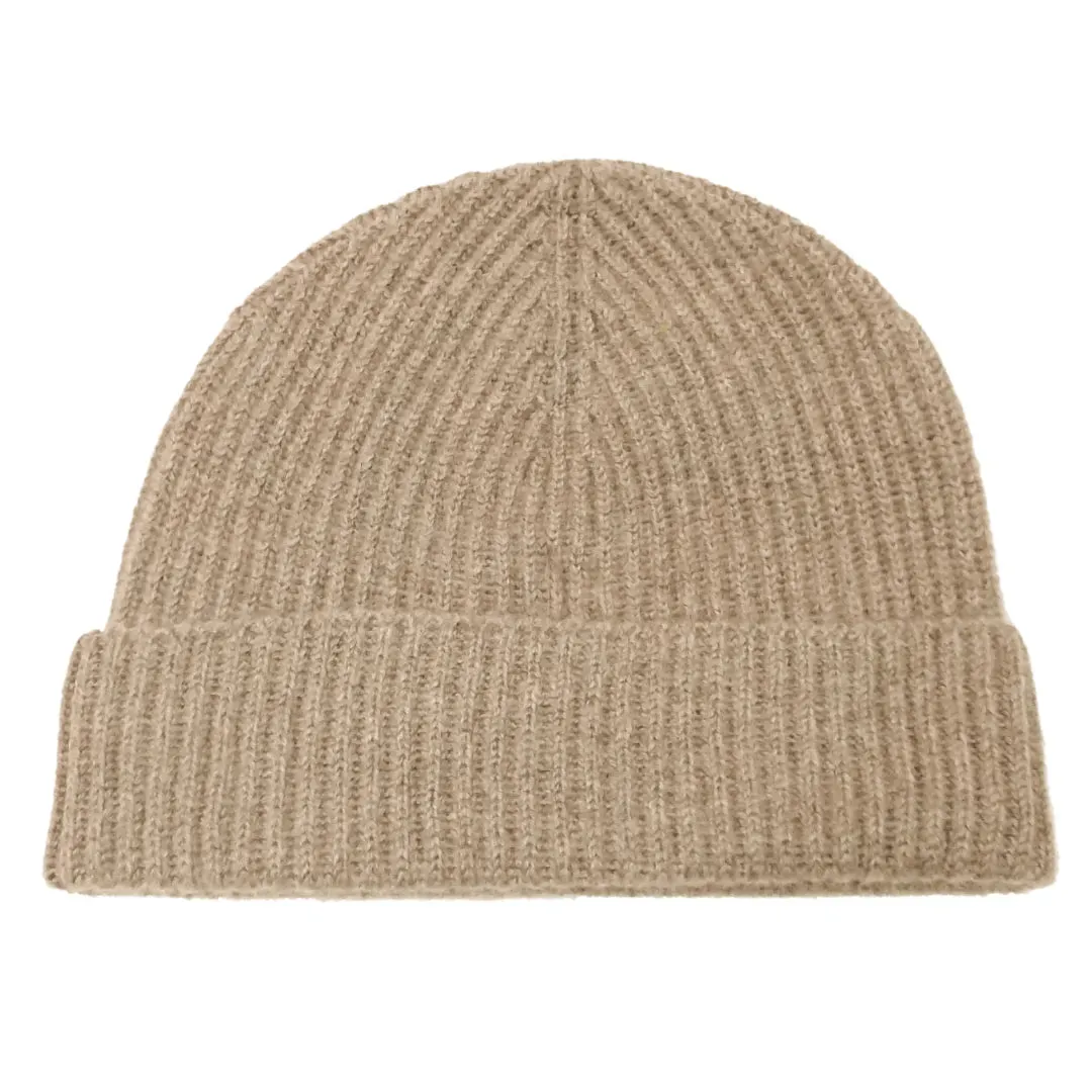 Scottish Cashmere Ribbed Beanies