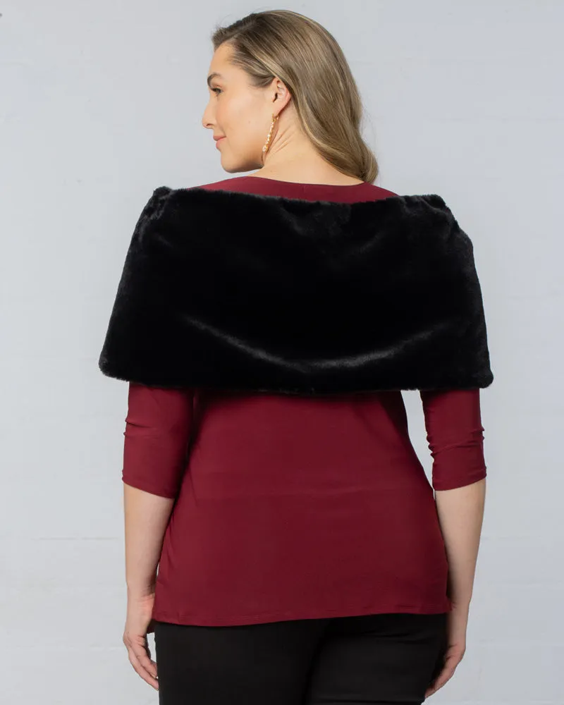 Starlet Faux Fur Bolero Shrug - Final Sale!