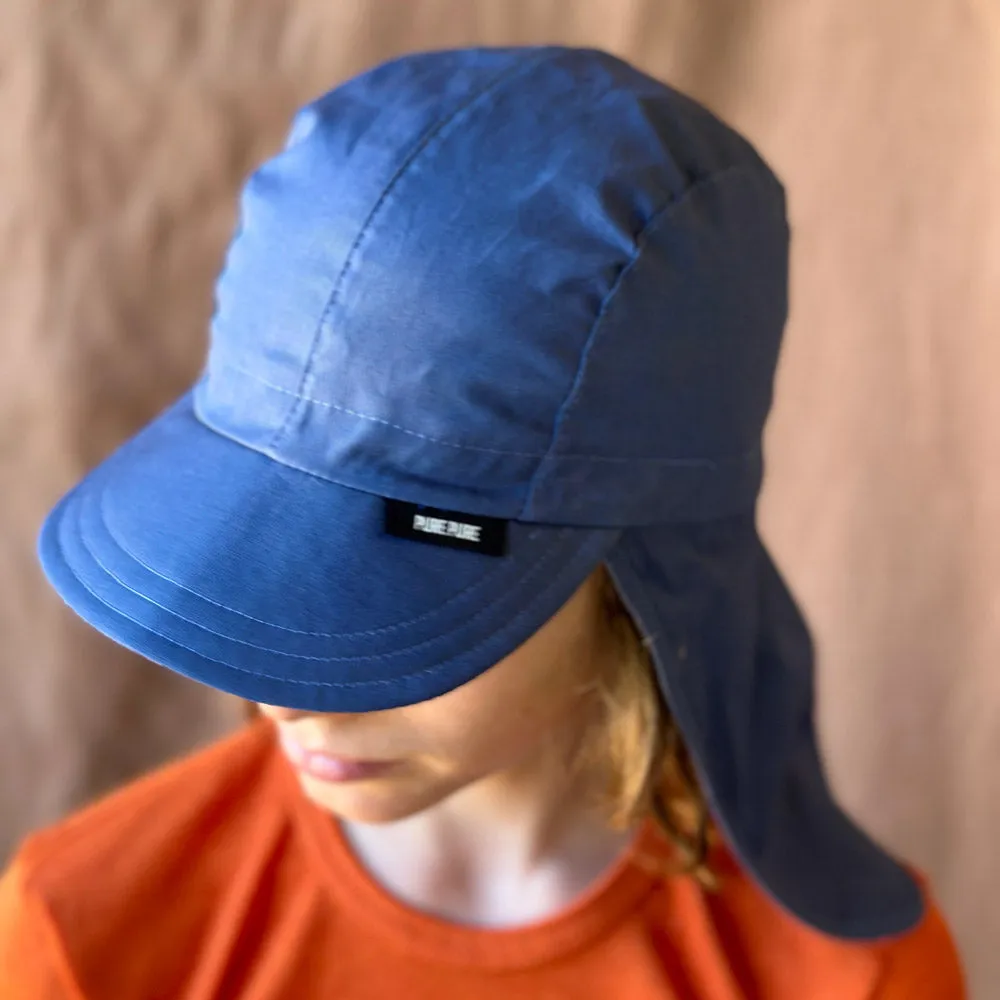 Sun Cap with Neck Protection in Organic Cotton (Child-Youth)