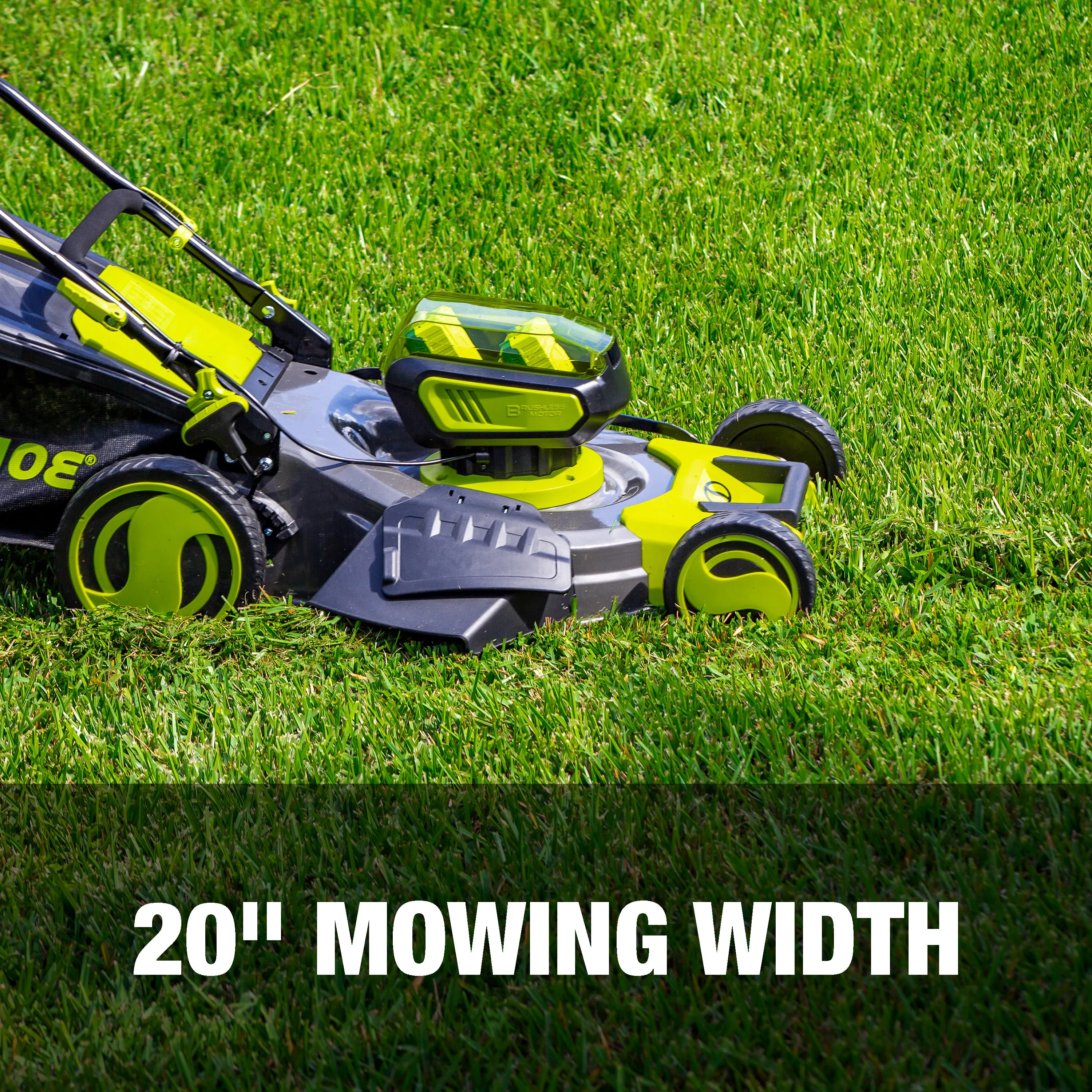 Sun Joe 24V-X2-21LMSP-CT 48-Volt IONMAX Cordless Self Propelled Lawn Mower | W/ Collection Bag | 21-Inch | 7-Position | Tool Only