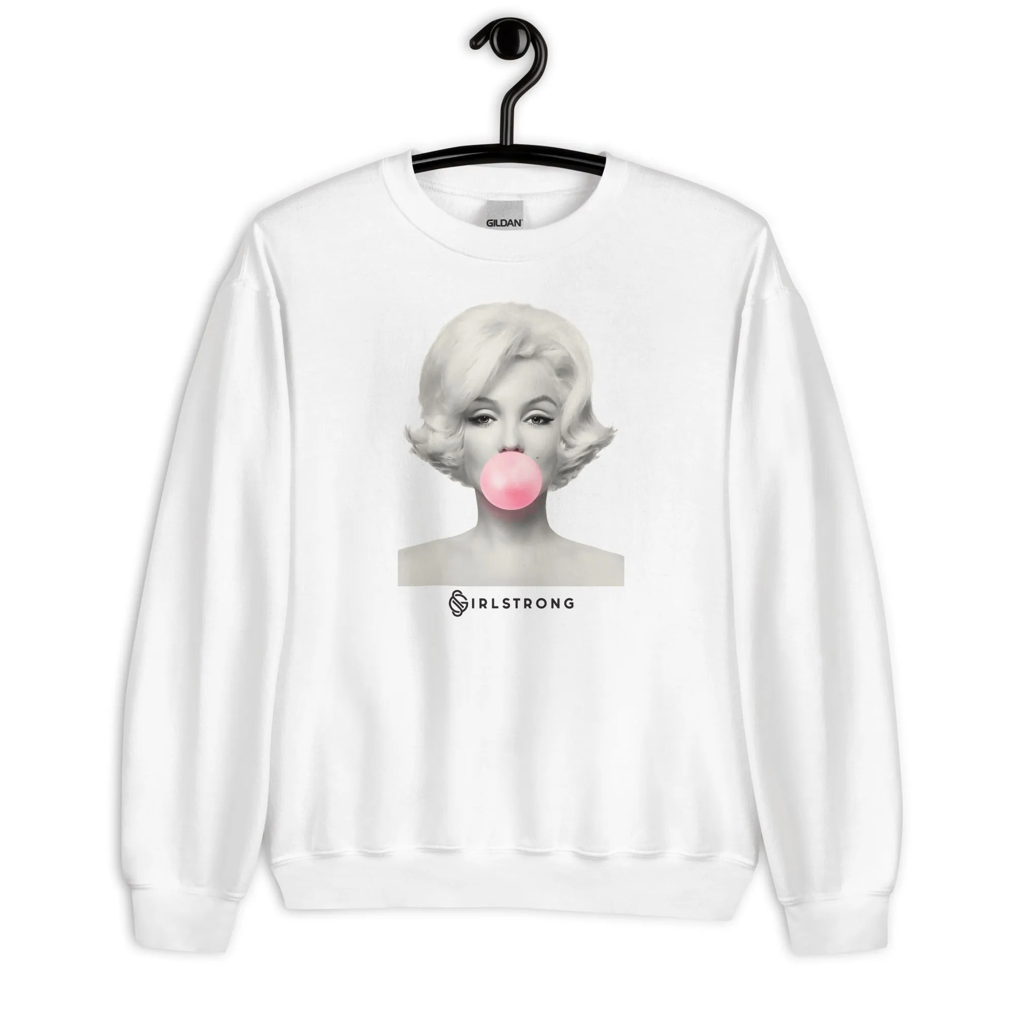 THE ESSENTIAL UNISEX SWEATSHIRT WHITE MARILYN MONROE