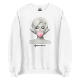 THE ESSENTIAL UNISEX SWEATSHIRT WHITE MARILYN MONROE