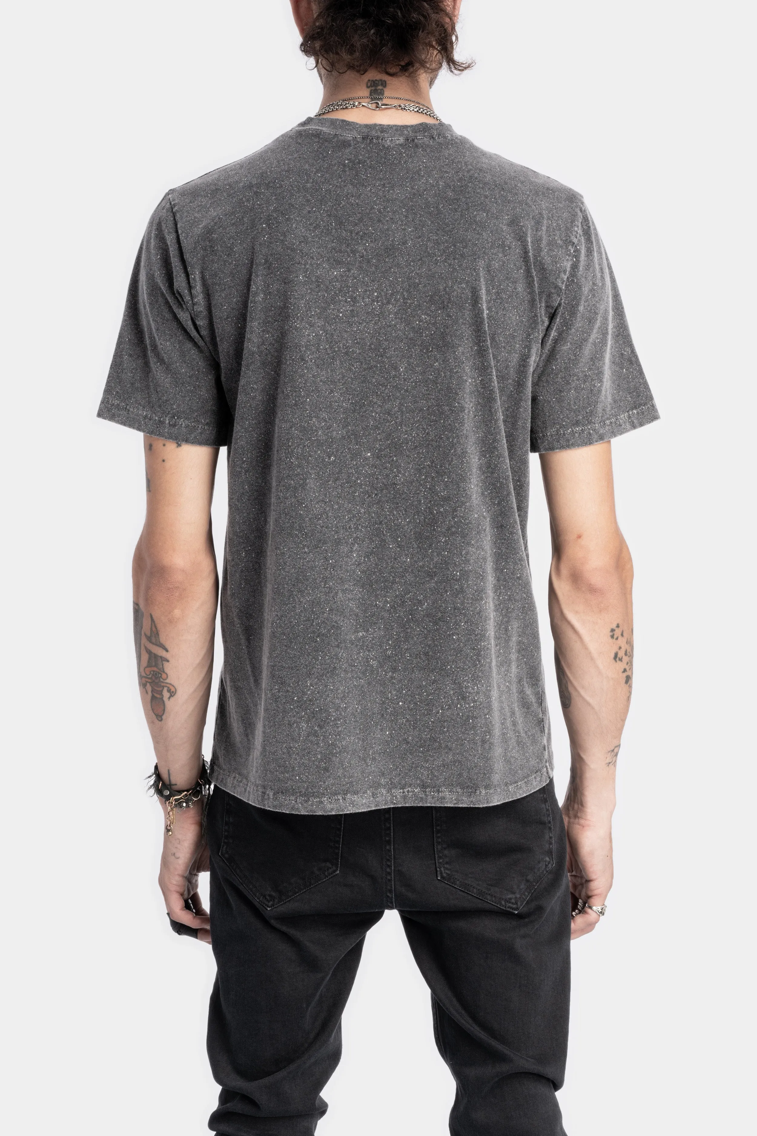 Washed cotton t-shirt