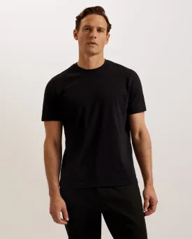 Wiskin Branded Regular Fit T-Shirt Black